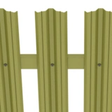 Штакетник Twin 0.45 мм двусторонний полимерный RAL 1018