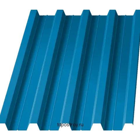 Профнастил Н60 голубой RAL 5015 0,55 мм