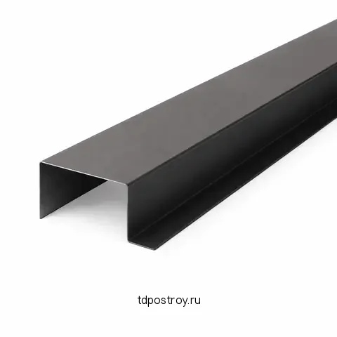 Планка торцевая 0,45x100x125x2000 RAL6005