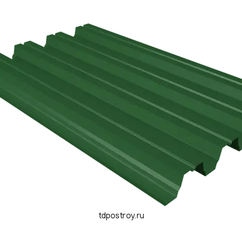 Профнастил Н75 зелёный RAL 6002 0,3 мм