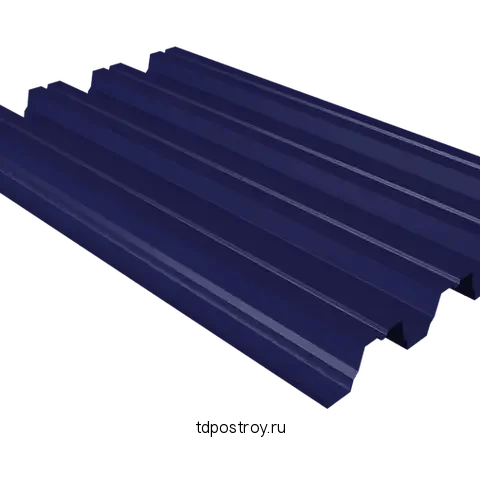 Профнастил Н75 ультрамарин RAL 5002 0,3 мм