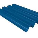 Профнастил Н75 синий RAL 5005 0,5 мм