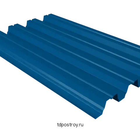 Профнастил Н75 синий RAL 5005 0,5 мм