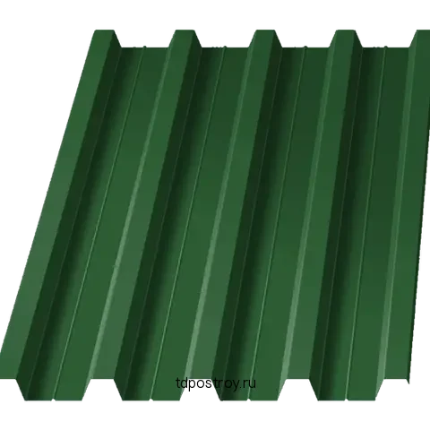 Профнастил Н60 зелёный RAL 6002 0,5 мм