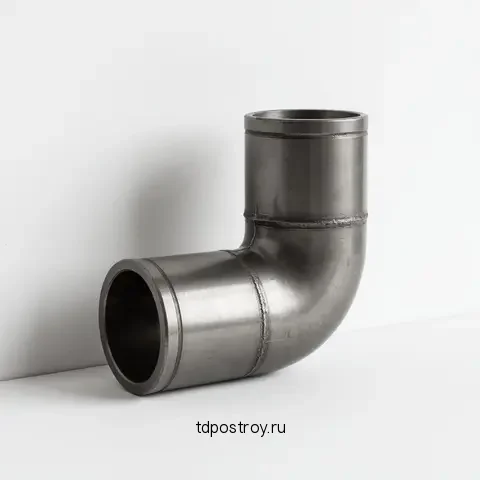 Колено трубы 185/150 D150 60гр. RAL8017